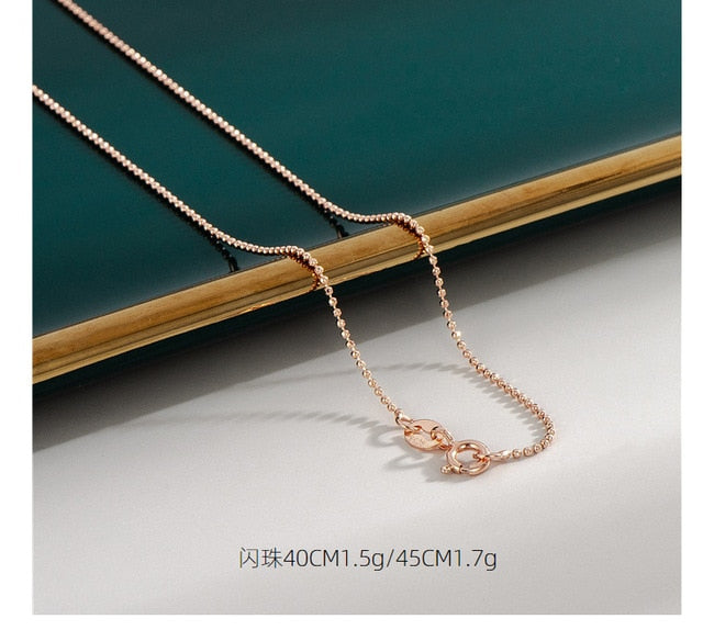 18K Rose Gold Plated Necklaces