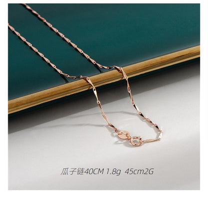 18K Rose Gold Plated Necklaces