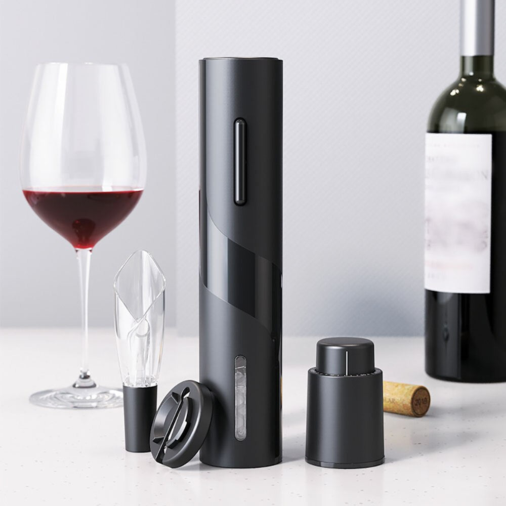 Abridor de botellas de vino eléctrico con un solo clic