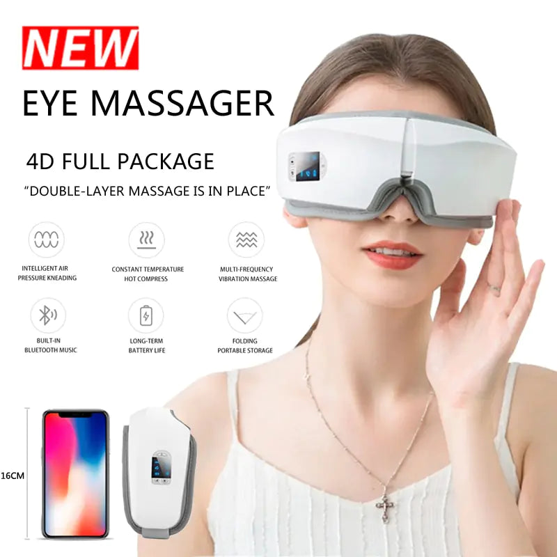 4D Smart Airbag Vibration Eye Care Massager